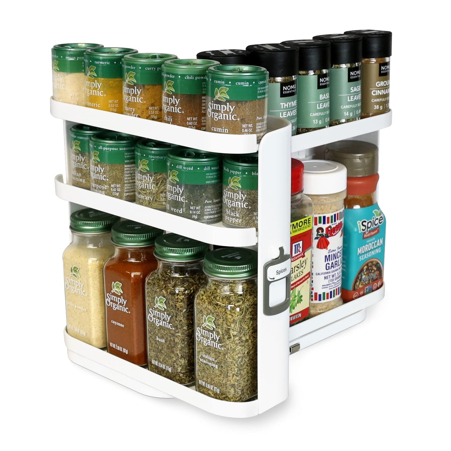 Slide & Rotate Spice Rack