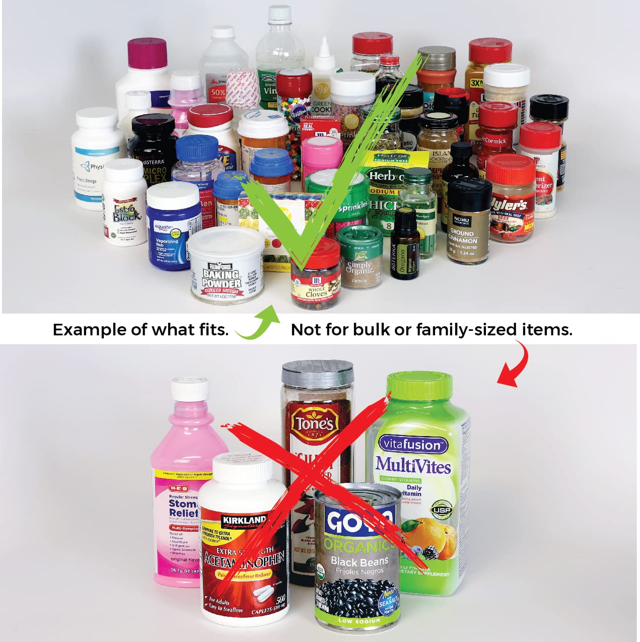 Slide & Rotate Spice Rack