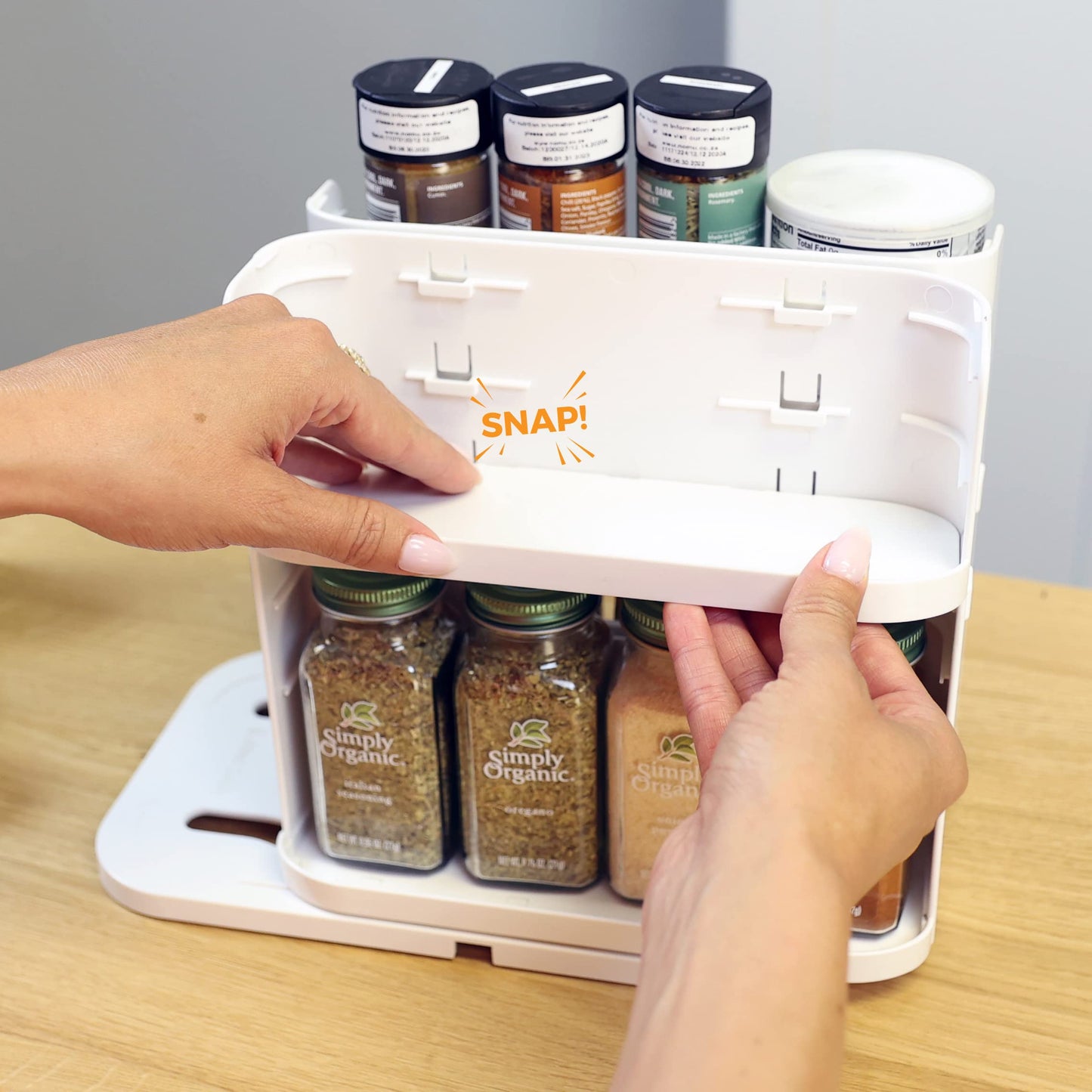 Slide & Rotate Spice Rack