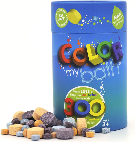 300 Count Color Changing Fizzy Tablets – Eco-Friendly Fun for Kids!