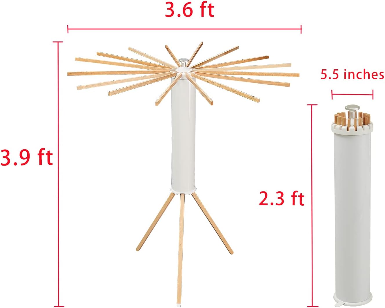 "Portable Tripod Clothes Drying Rack – Foldable & Space-Saving!