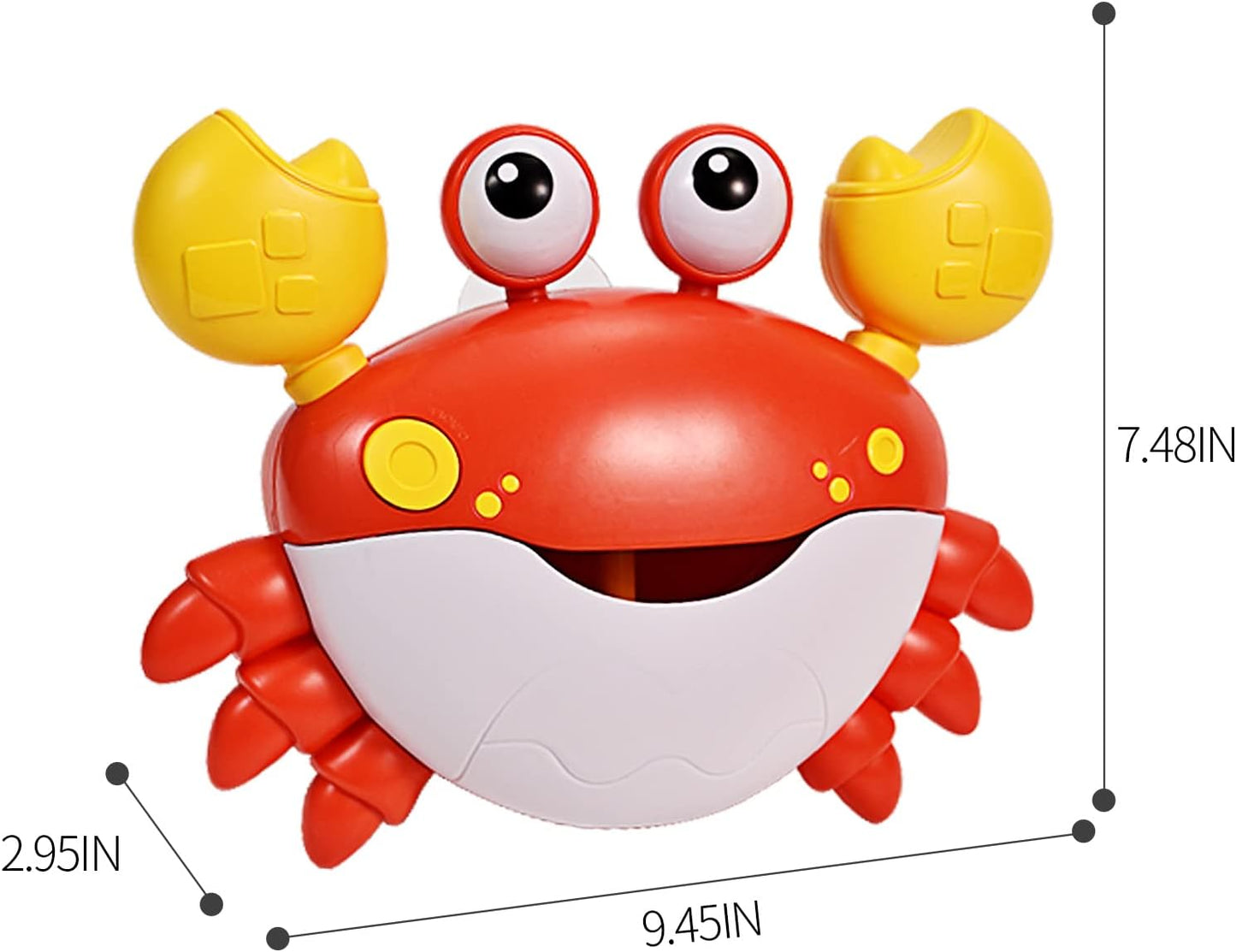 "Crab Bubble Bath Maker: Bubbles & 12 Songs for Kids – Fun Bath Toy for Toddlers – Perfect Gift for kids