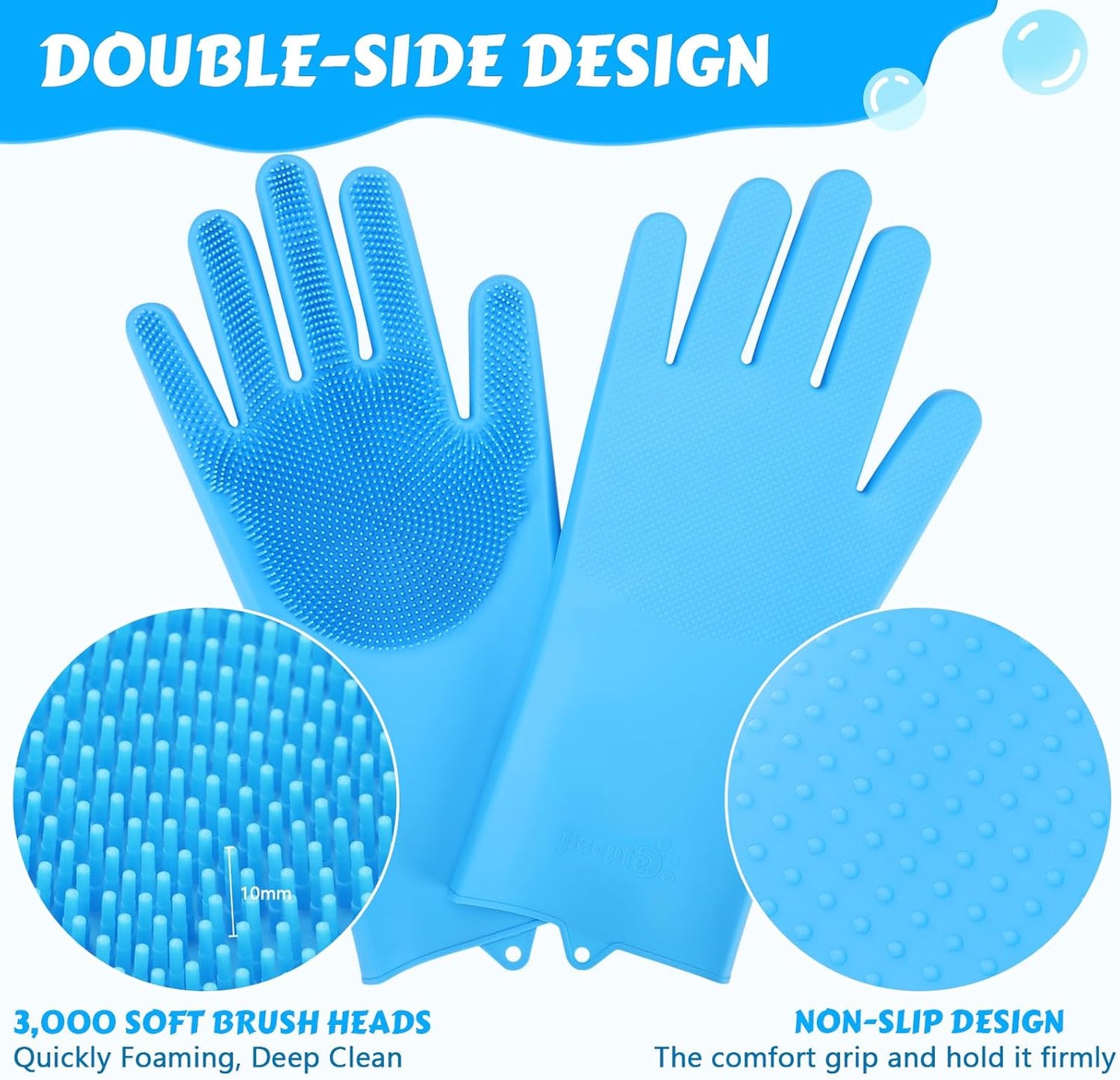 Grooming Gloves: Pet Bathing and Massaging Solution