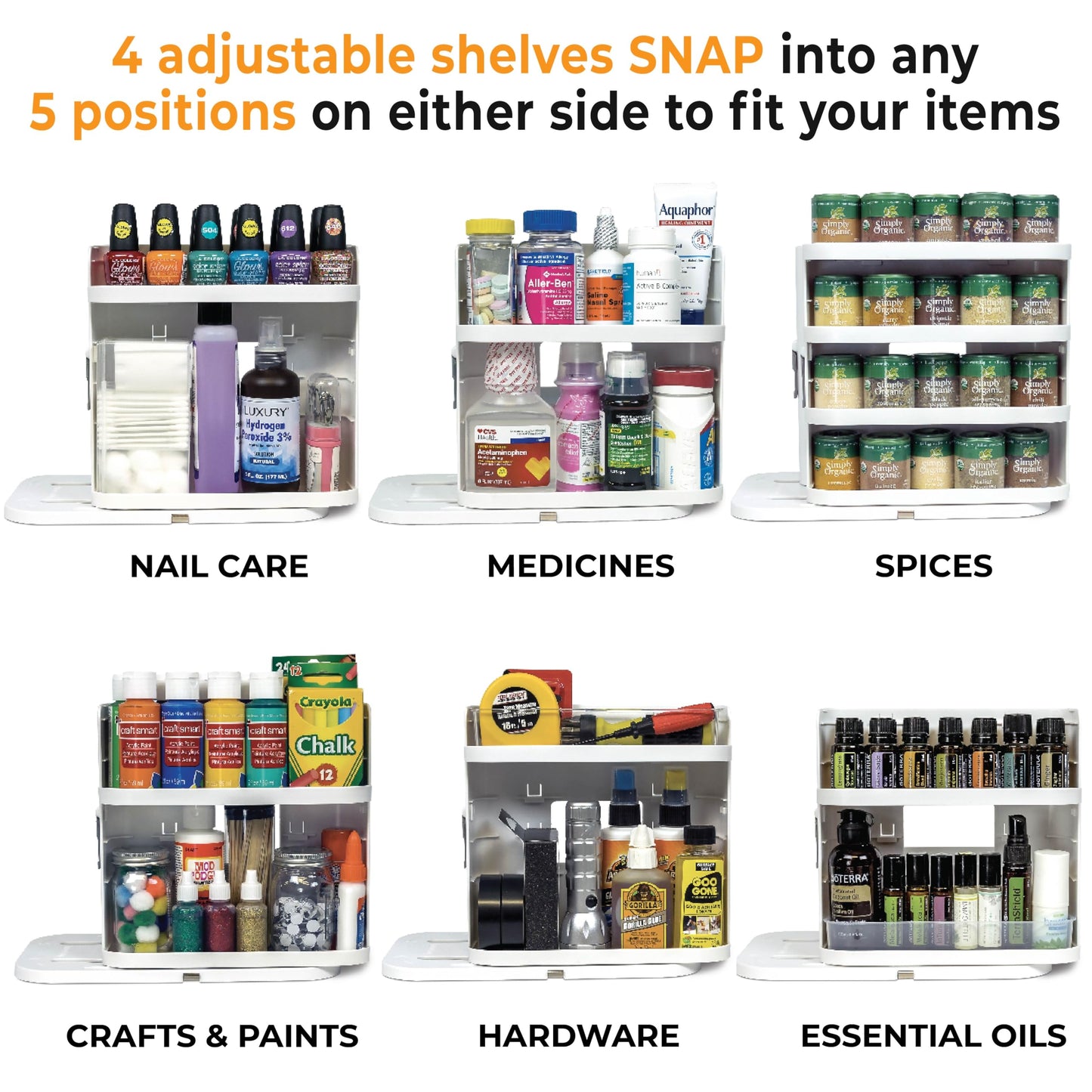 Slide & Rotate Spice Rack